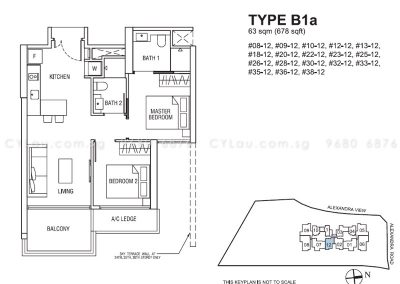 alex residences 2-bedroom b1a