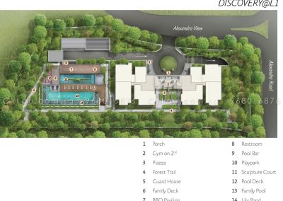 alex residences site plan level 1