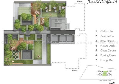 alex residences site plan level 14