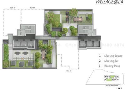 alex residences site plan level 4