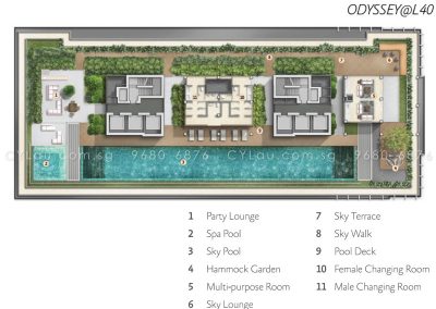 alex residences site plan level 40