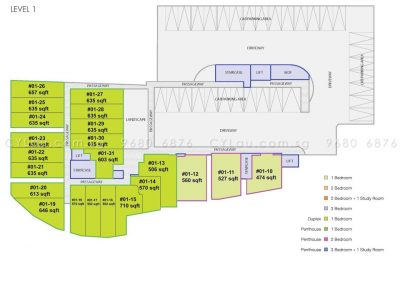 guillemard suites site plan level 1