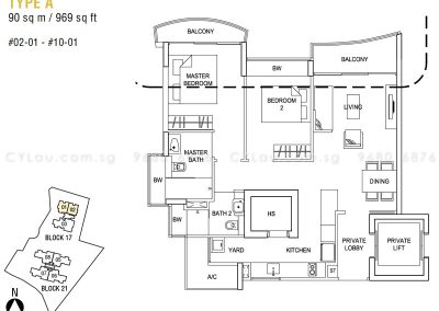 hallmark residences 2-bedroom