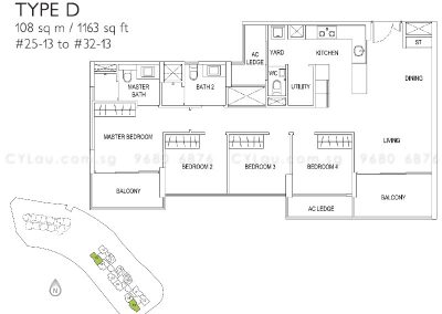 j gateway 4-bedroom