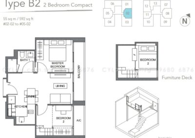 the orient 2 bedroom 02-02