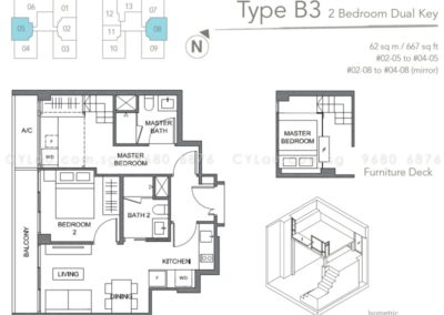 the orient 2 bedroom dual key