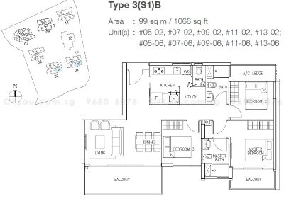 the skywoods 3-bedroom