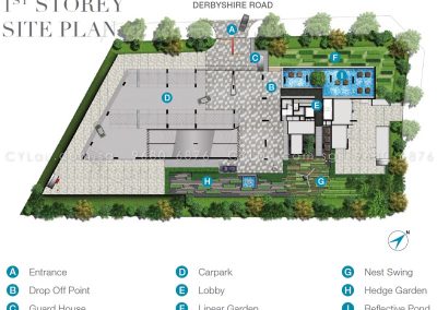 6 derbyshire site plan level 1