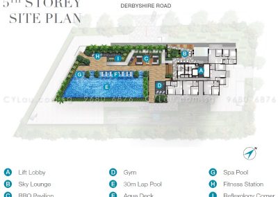 6 derbyshire site plan level 5