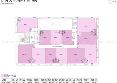 hexacube storey plan level 4