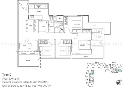 junction nine residences 4-bedroom