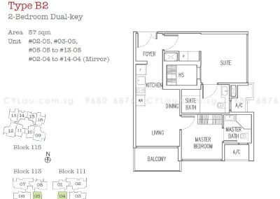 trilive 2-bedroom dual-key