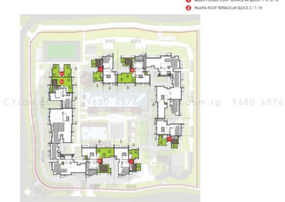 the-alps-residences-site-plan-level-roof