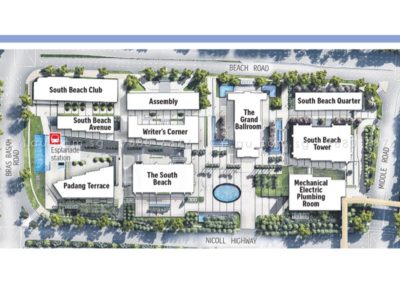 south beach residences site plan a