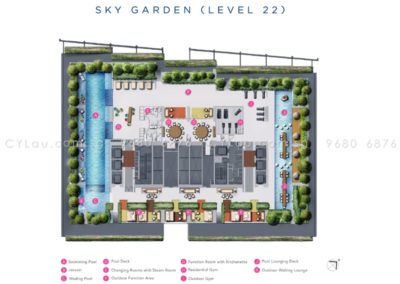 south beach residences site plan level 22